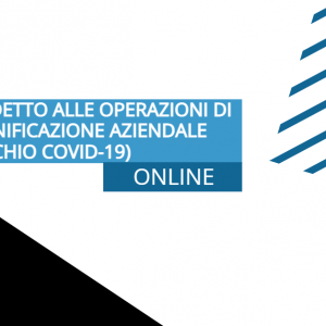 Addetto sanificazione